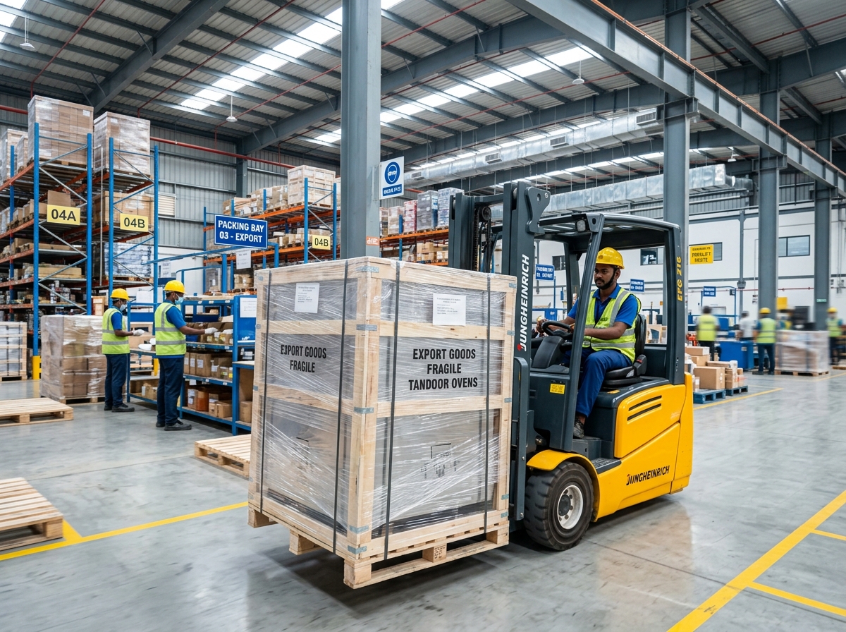 Warehouse Palletizing & Forklift Staging