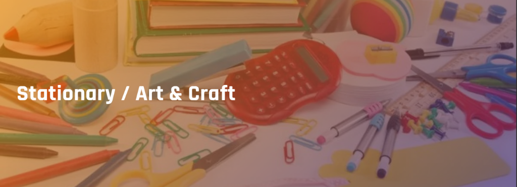 Stationary / Art & Craft Banner